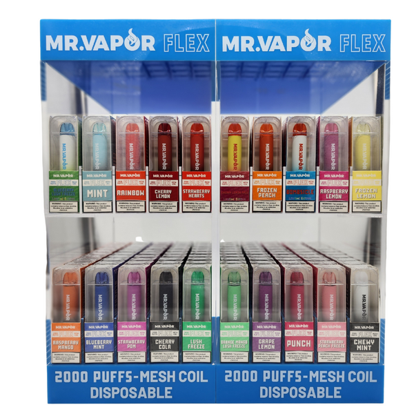 MR VAPOR FLEX 5 SYNTHETIC SALT 2000 PUFFS 6ML DISPOSABLE DEVICE