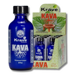 Kava & Kratom Krave Botanical Blend Shot 2fl Oz Bottle 12ct