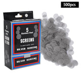 500 Stainless Steel Silver Screens Tobacco Pipe Filters