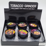 3 Part Tobacco Grinder ME025 (12 PCS Display)