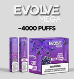 Evolve Mega 4000 Puffs Disposable Vape - 10ct