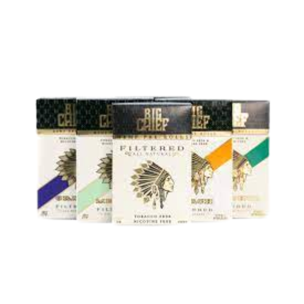 Big Chief Filtered Hemp Pre-Rolls Nicotine and Tobacco Free 10ct