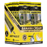 King Palm 2-Slim Banana Cream Pre-rolled Cones - 20ct