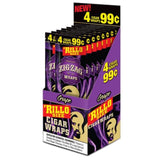 Zig-Zag Rillo Size Grape Cigar Wraps (4 Cigar Wraps for 99 cents)