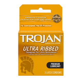 TROJAN ULTRA RIBBED LUBRICATED 6CT