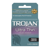 TROJAN ULTRA THIN LUBRICATED 6CT