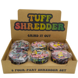 6 Four Part Tuff Shredder (6 PCS Display)