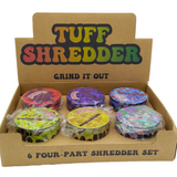 6 Four Part Tuff Shredder (6 PCS Display)