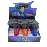 Single Flame Torch Lighter, Model 50013 (12 PCS Display)