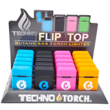 Techno Torch Flip Top (25 PCS Display)