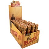 RAW Classic Natural Unrefined Rolling Papers - King Size - 32 Packs per Display