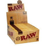 RAW Classic Natural Unrefined King Size Rolling Papers (50 ct Display)