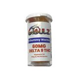 Gigulz 4 Gummy Worms - 60 mg Delta 9 THC