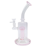 BCW Glass Bongs, Model LB0015 | Straight Pipe with Angled Mouthpiece |