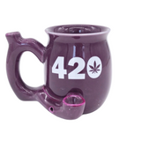 420 Purple Mug Pipe