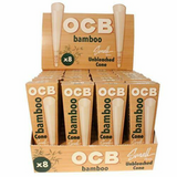 OCB bamboo Small Size Unbleached Cone (32 PCS Display)