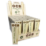 OCB Organic Hemp Cones 1 1/4 Size Unbleached (32 PCS Display)
