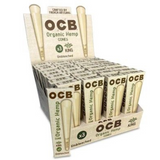 OCB Organic Hemp Cones King Size Unbleached (32 PCS Display)