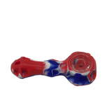 Silicon Hand Pipe with Glass Bowl