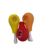 Silicone Bone Shaped Hand Pipe | Assorted Colors