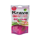 Krave Full Spectrum CBD Infused Gummies and jelly beans 6ct