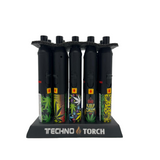 TECHNO TORCH PEN LIGHTER LEAF DESIGN 15CT