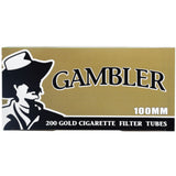 Gambler 100 mm - Gold Cigarette Filter Tubes (5 BOXES)