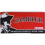 Gambler 100 mm - Regular Cigarette Filter Tubes (5 BOXES)