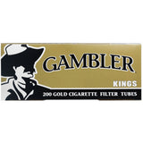Gambler Kings - Gold Cigarette Filter Tubes (5 BOXES)