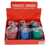 Tobacco Grinder with Handle, MH 229 (6 PCS Display)