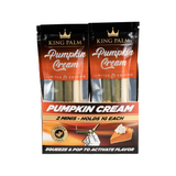 King Palm 2-Mini Pumpkin Cream Pre-rolled Cones - 20ct