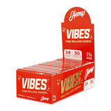 Vibes Hemp 1 1/4 Rolling Papers & Tips - 24ct