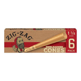 Zig Zag Unbleached 1 1/4 Pre-rolled Cones - 30ct